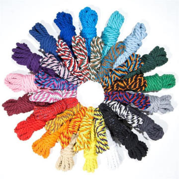 Long Service Life Various Thickness Colors Cotton Rope for Sale